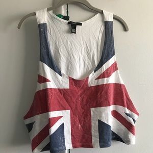 british flag crop tank